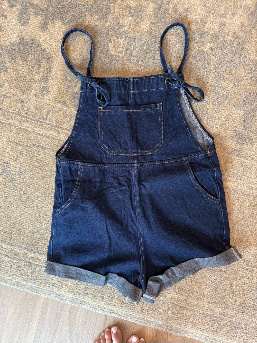 CIDERA Denim Short Overall
